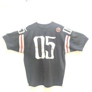 FUBU Football Jersey Style Shirt Mens‎ XL Black 05 Applique Y2K Streetwear